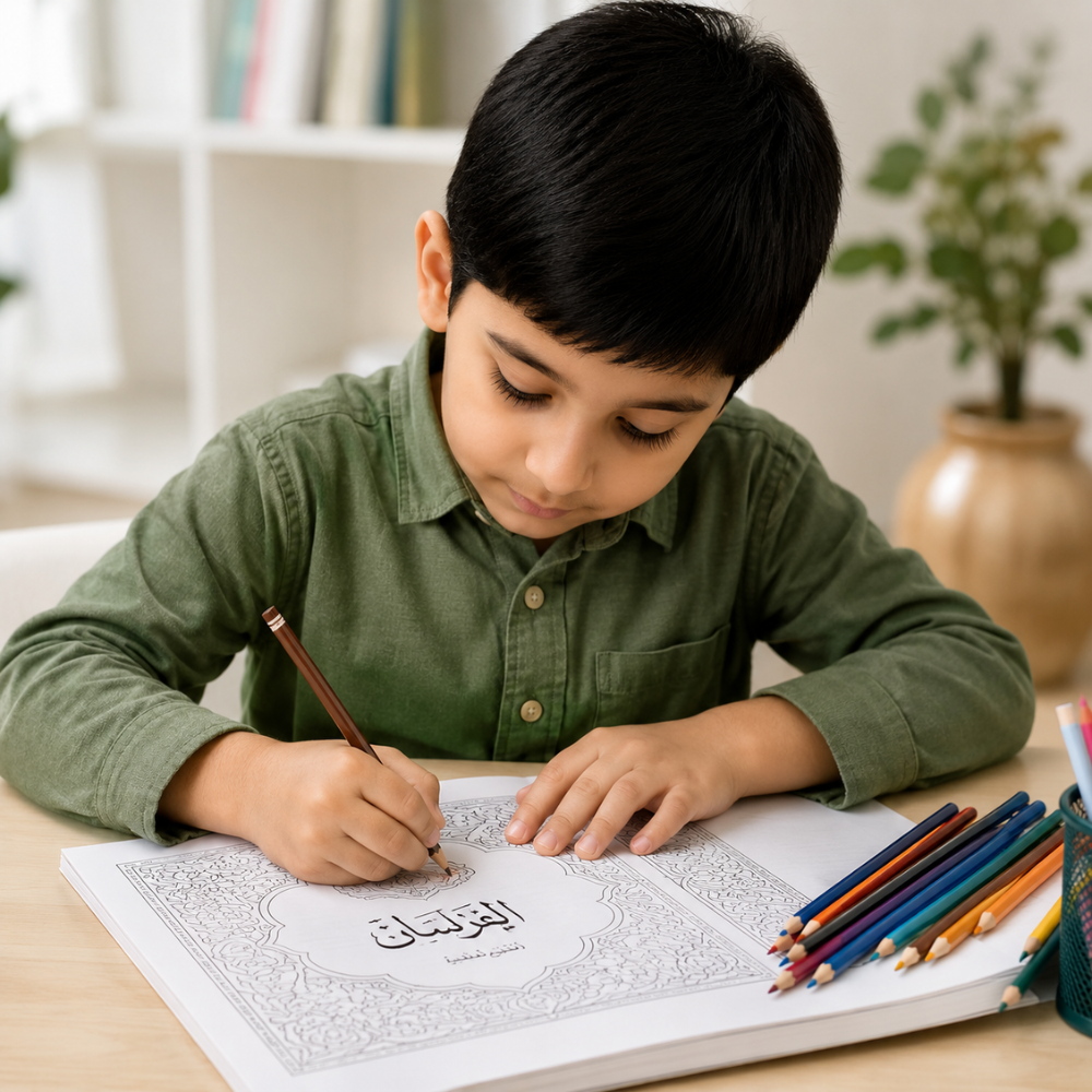 The Majestic 99 Names of Allah Colouring Book Part 1