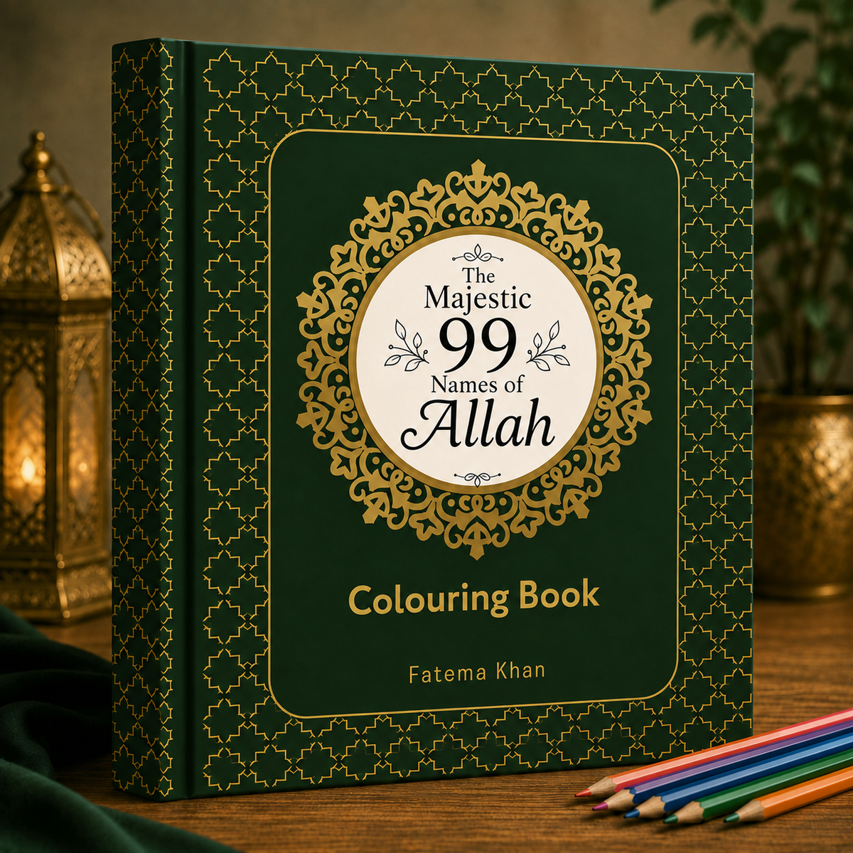 The Majestic 99 Names of Allah Colouring Book